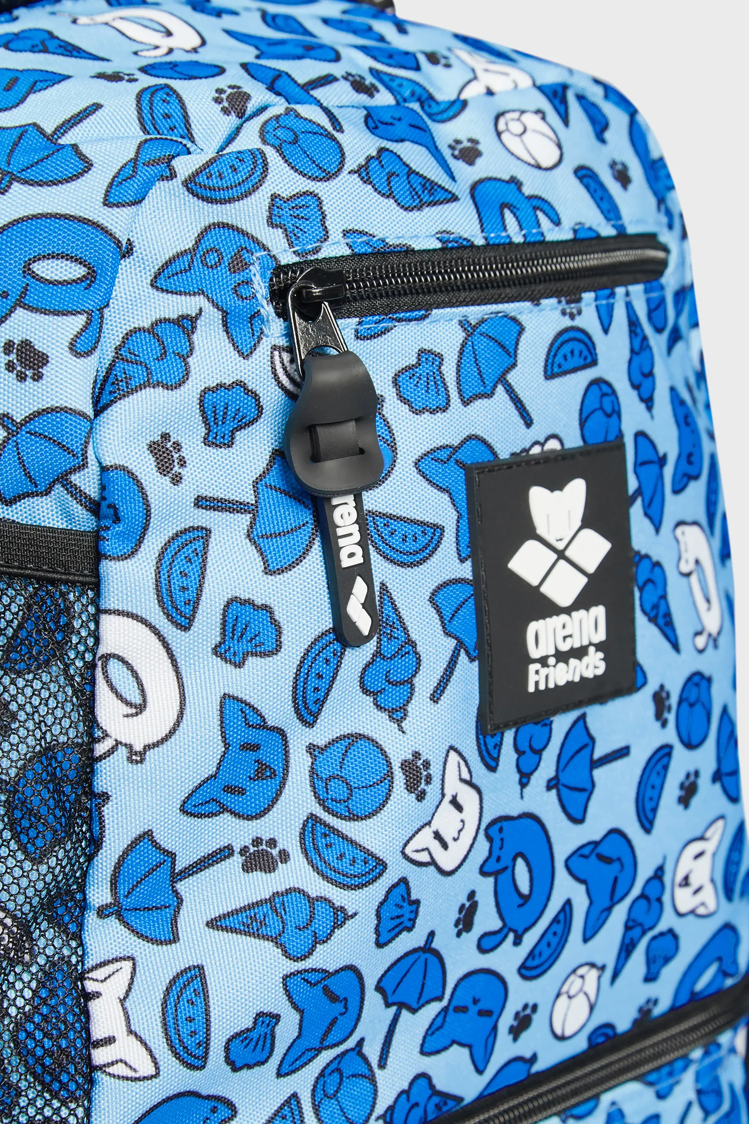 Детский голубой рюкзак с узором TEAM BACKPACK FRIENDS 3