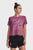 Женская розовая футболка UA RUN ANYWHERE SS