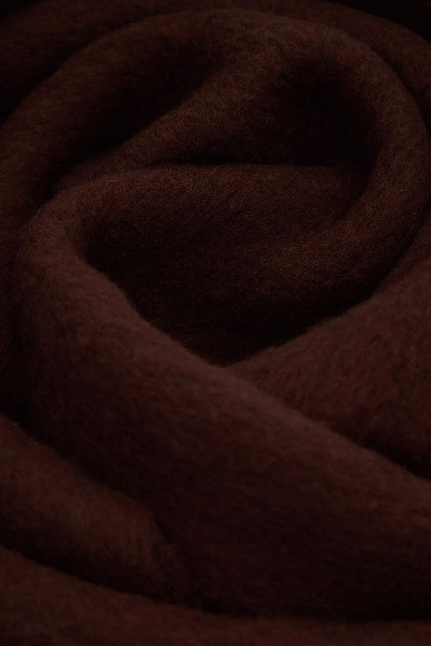 Женский темно-коричневый шерстяной шарф HERITAGE 4