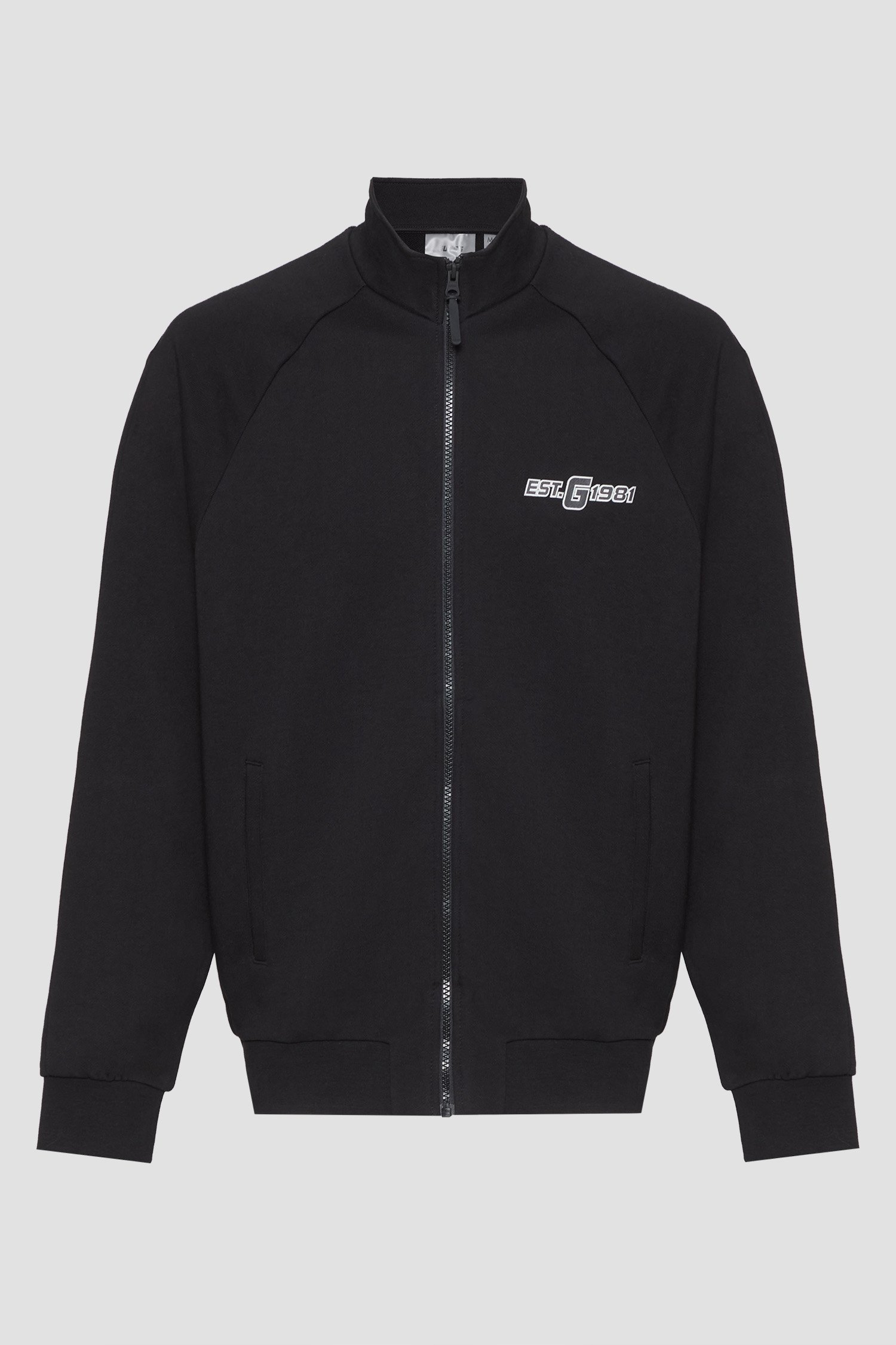Мужская черная спортивная кофта Черный XXL Guess Z5YQ02.KCE91;JBLK Мужская черная спортивная кофта Черный XXL Guess Z5YQ02.KCE91;JBLK