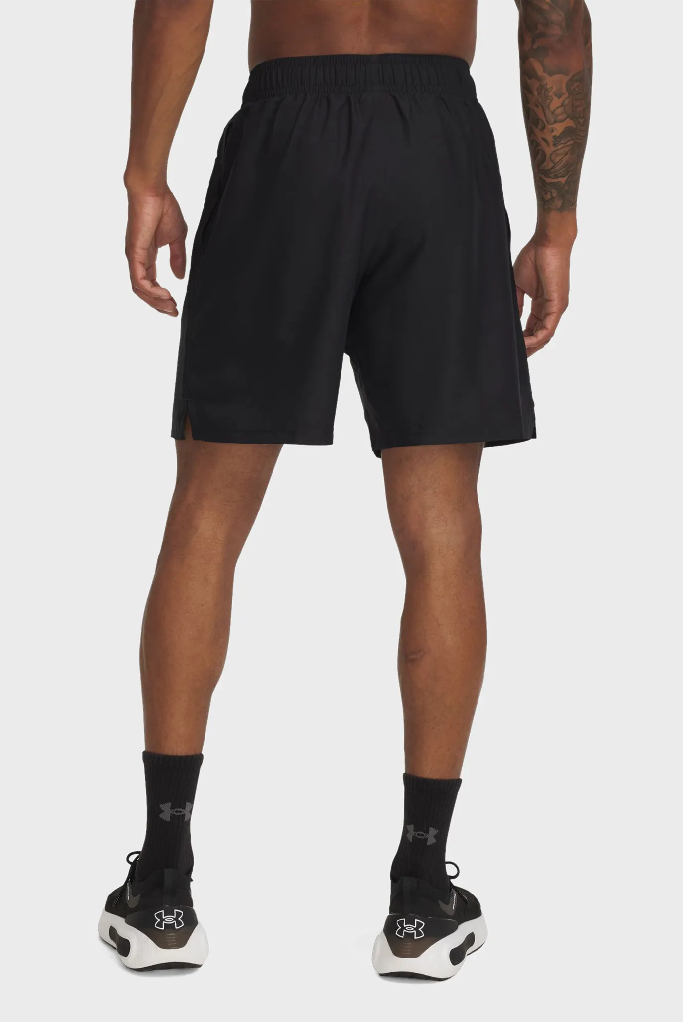 Чоловічі чорні шорти UA Tech Woven Wordmark Short 3