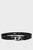 Женский черный ремень OVAL D LOGO B-1DR W belt