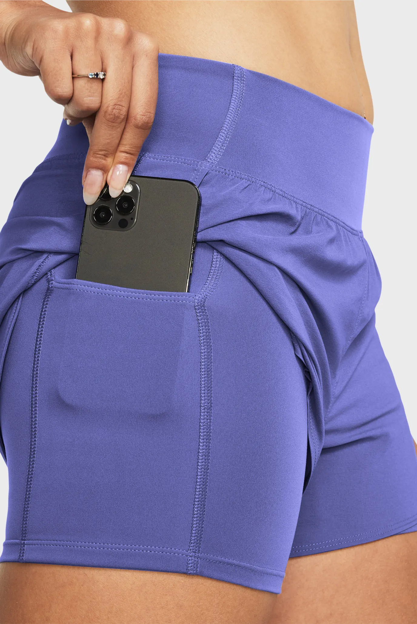 Жіночі фіолетові шорти Flex Woven 2-in-1 Short 4