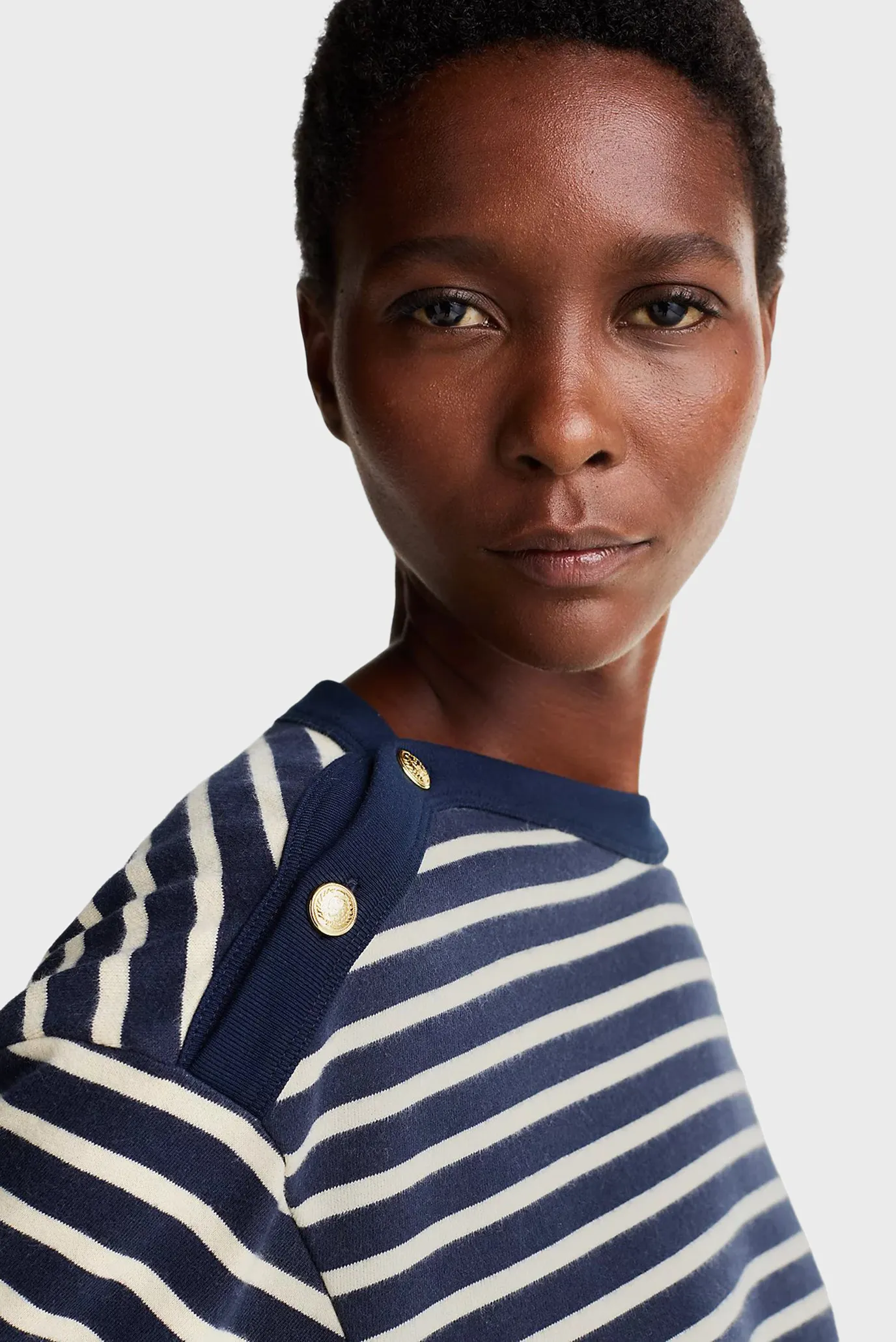 Жіночий світшот у смужку GOLD BTN BOAT-NK 4