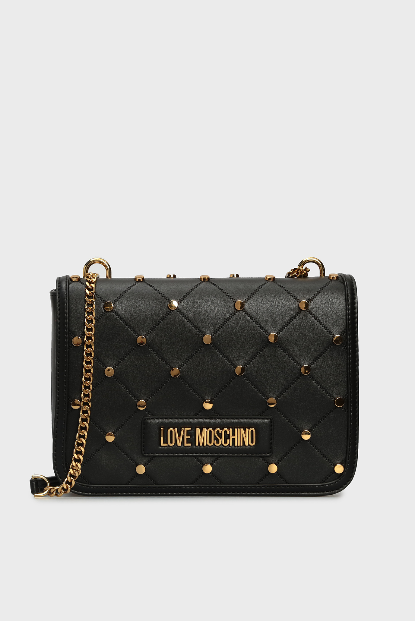borsa pu nero moschino