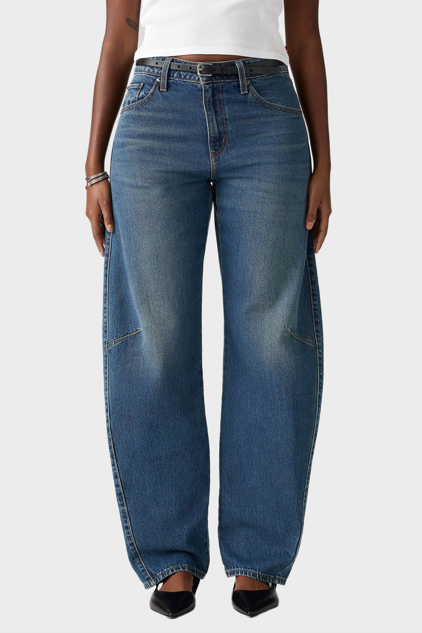 Женские синие джинсы Baggy Dad Barrel Синий 27-30 Levi’s® 0039A;0001 Женские синие джинсы Baggy Dad Barrel Синий 27-30 Levi’s® 0039A;0001