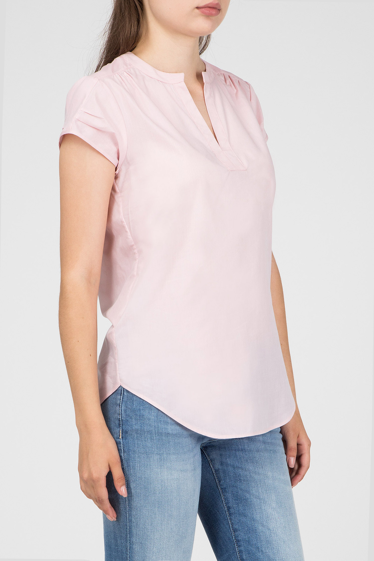 Женская розовая блуза 1
