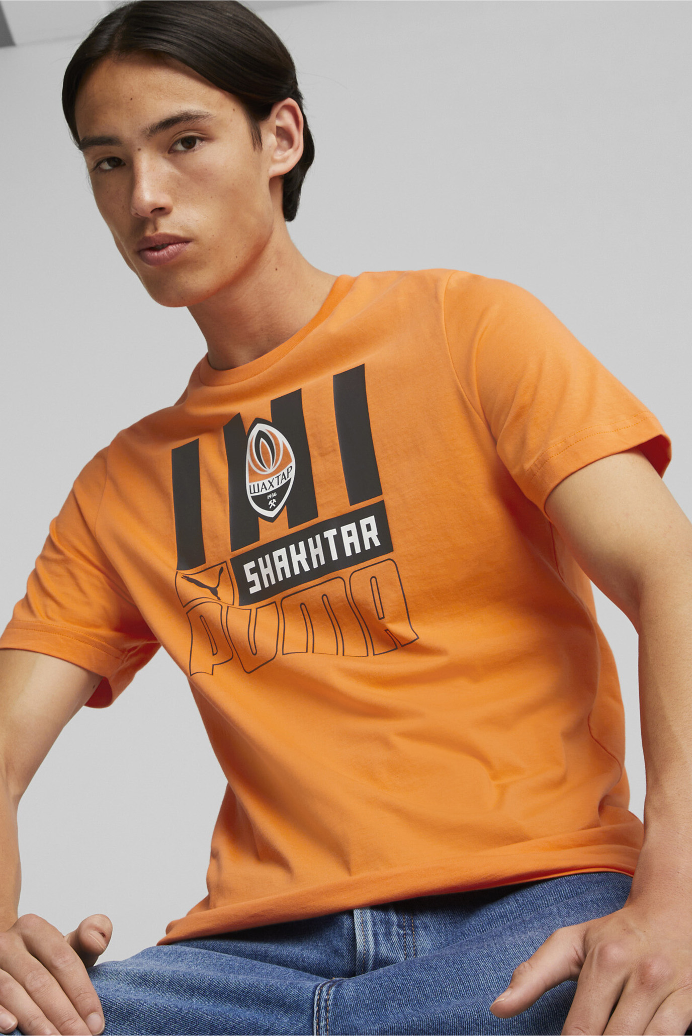 Мужская оранжевая футболка FC Shakhtar Donetsk Football ftblCore Tee Men 1