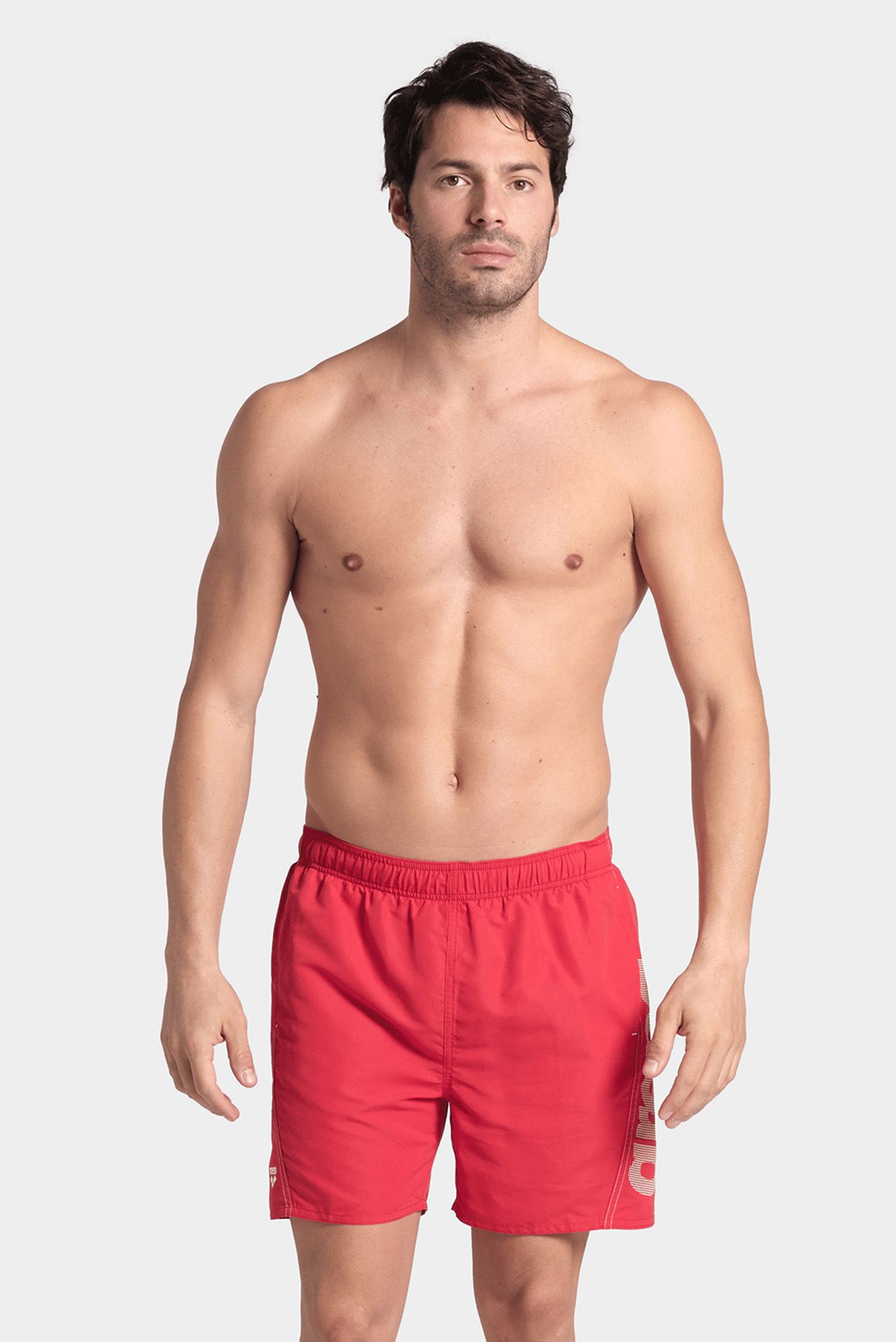 Чоловічі червоні плавальні шорти FUNDAMENTALS BOXER R 1