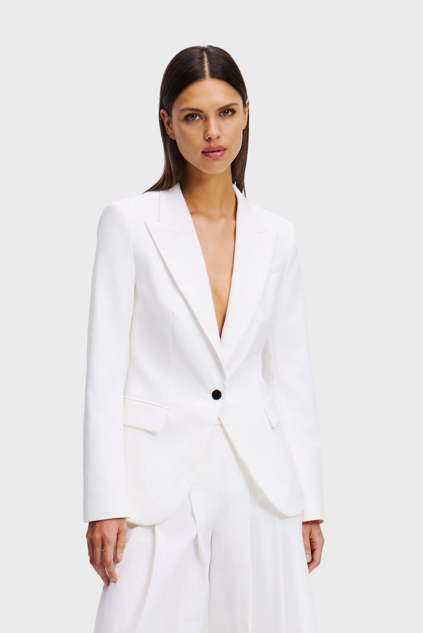 Женский белый жакет SUMMER OCCASION SUIT JACKET Белый 42 Karl Lagerfeld A2W14023 Женский белый жакет SUMMER OCCASION SUIT JACKET Белый 42 Karl Lagerfeld A2W14023