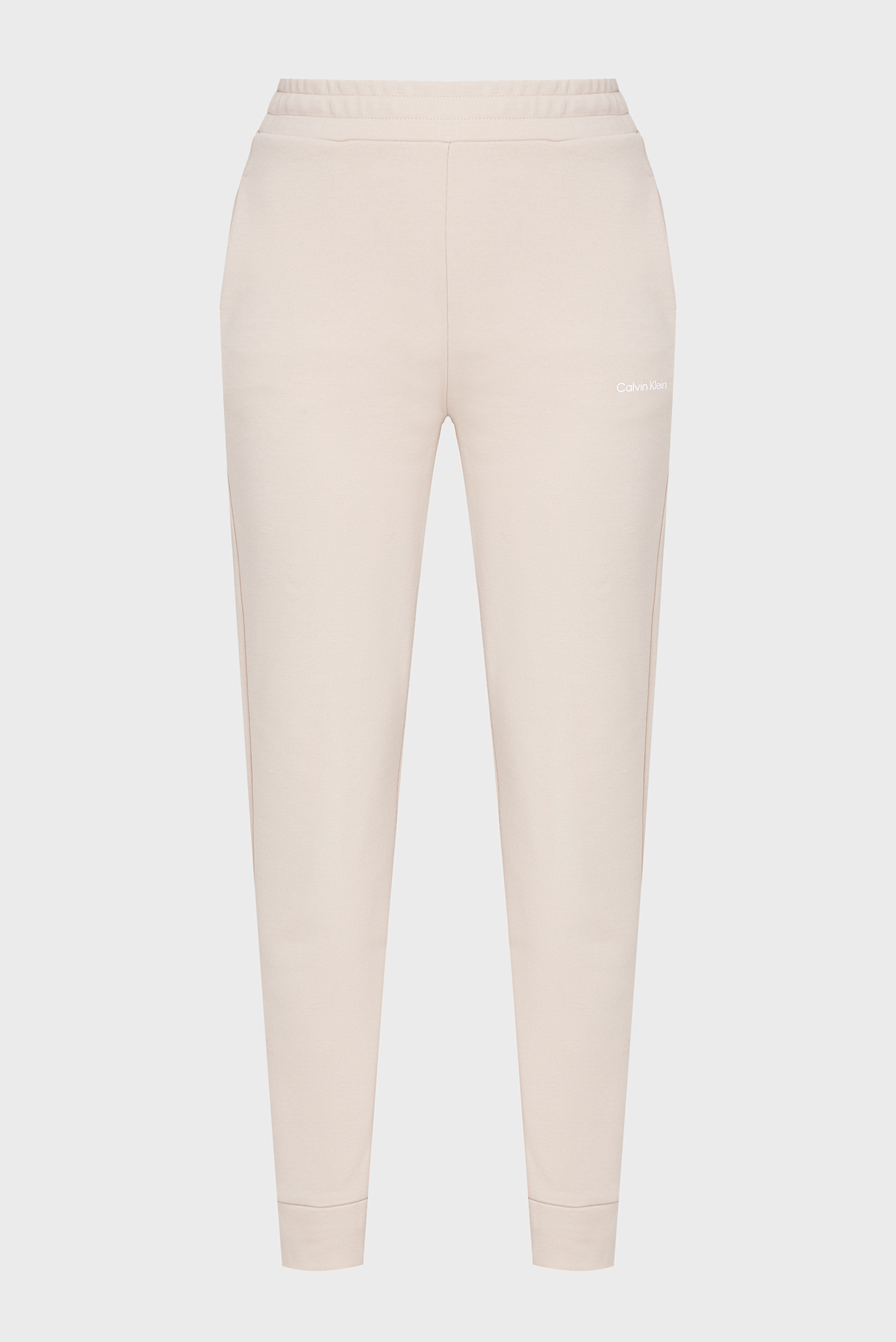 Женские бежевые спортивные брюки MICRO LOGO ESS 1