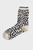 Жіночі бежеві шкарпетки з візерунком ABSTRACT PRINT SOCK