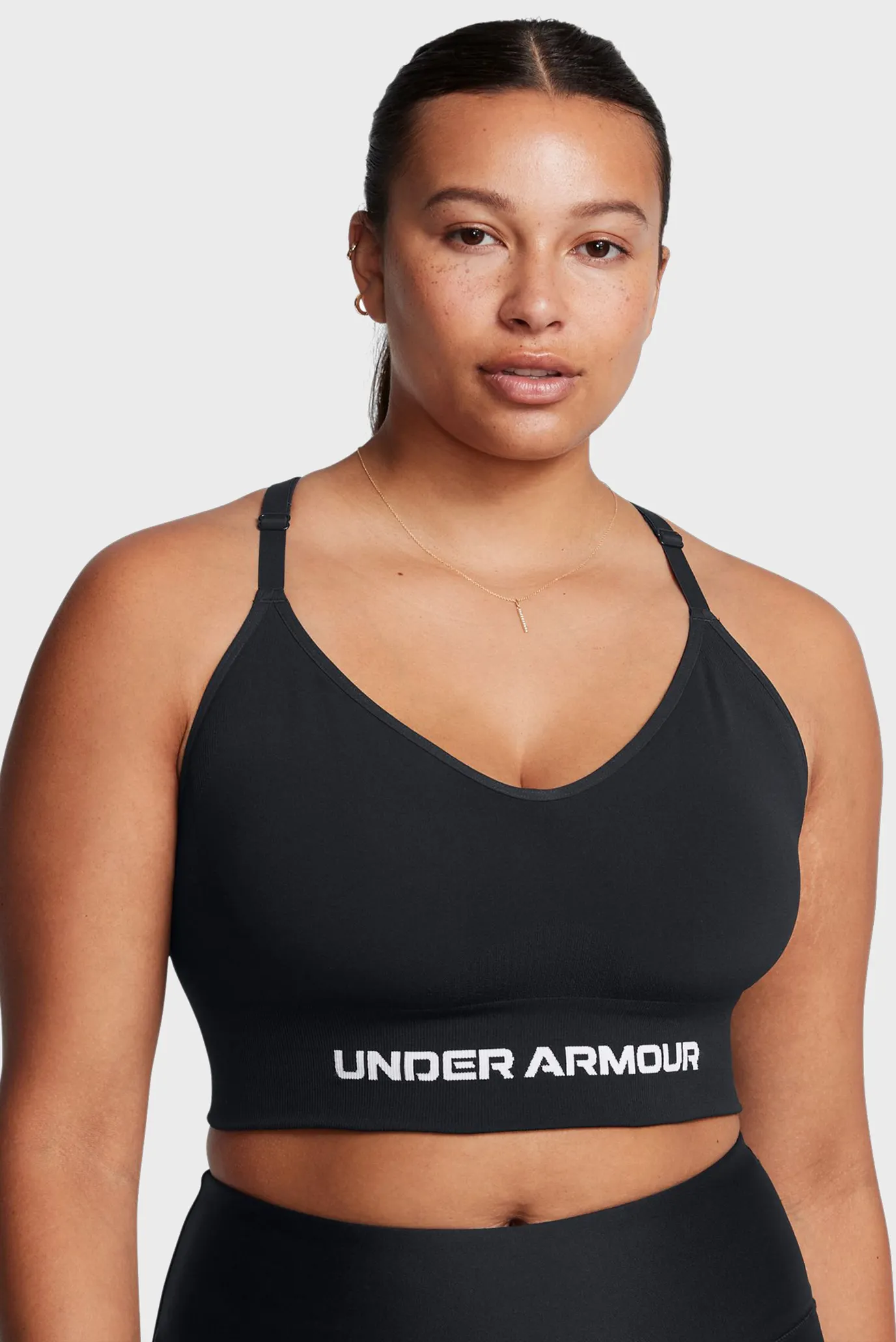 Женский черный топ Vanish Seamless Low Bra 5