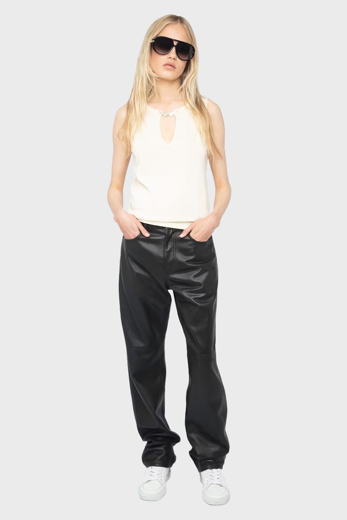 Женский белый топ Sayani Белый M ZADIG&VOLTAIRE KWTO01121_JUDO Женский белый топ Sayani Белый M ZADIG&VOLTAIRE KWTO01121_JUDO