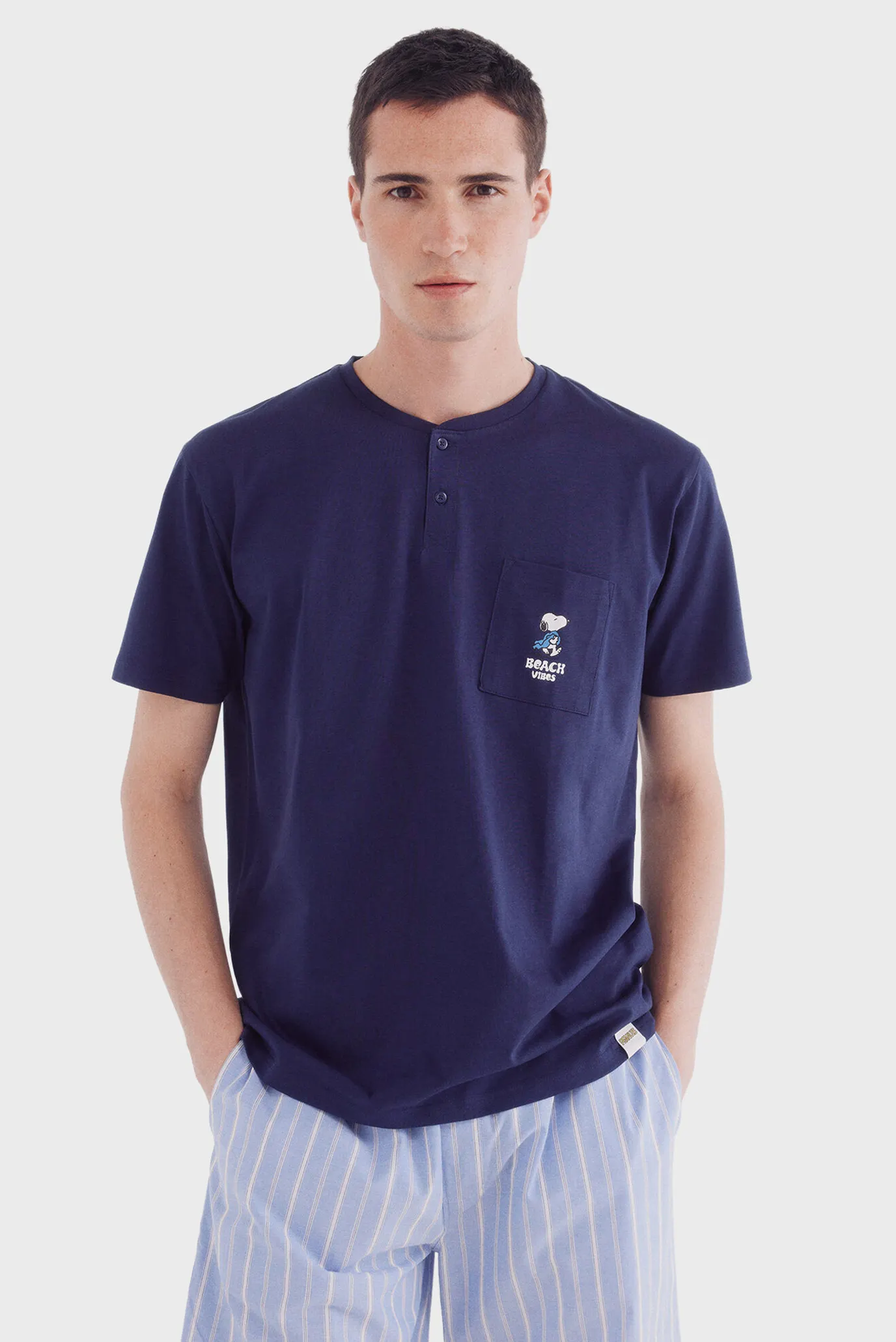 Мужская пижама (футболка, шорты) SNOOPY 2