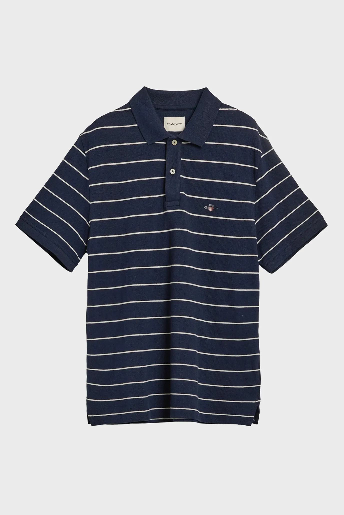 Чоловіче темно-синє поло у смужку STRIPED 5