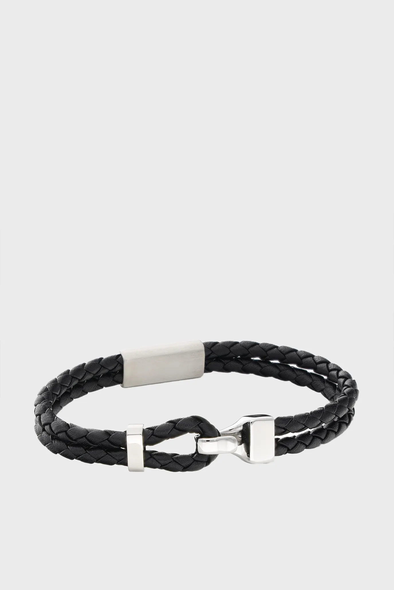 Чорний шкіряний браслет STACKABLES 2