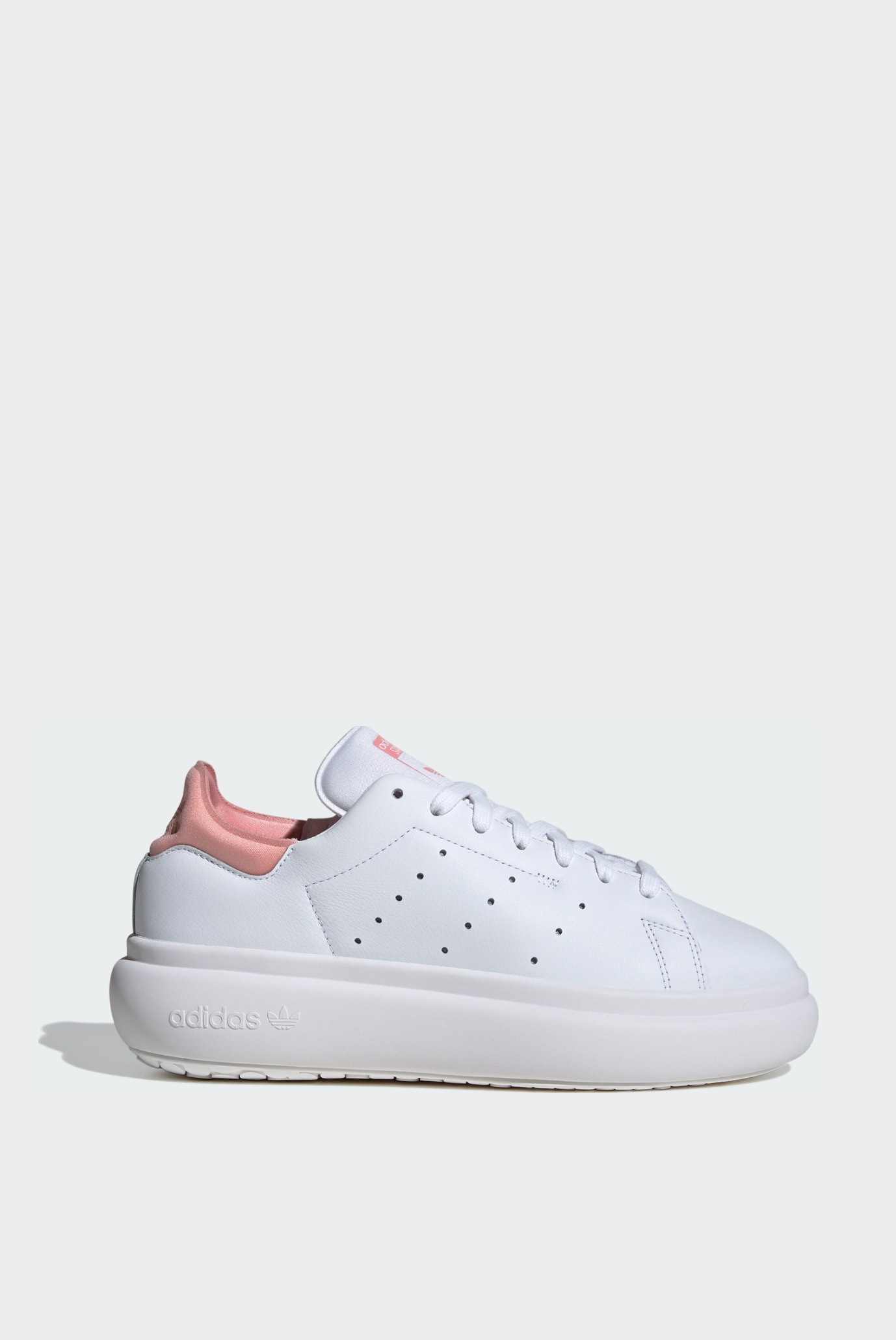 Жіночі білі шкіряні снікерси STAN SMITH PF 1