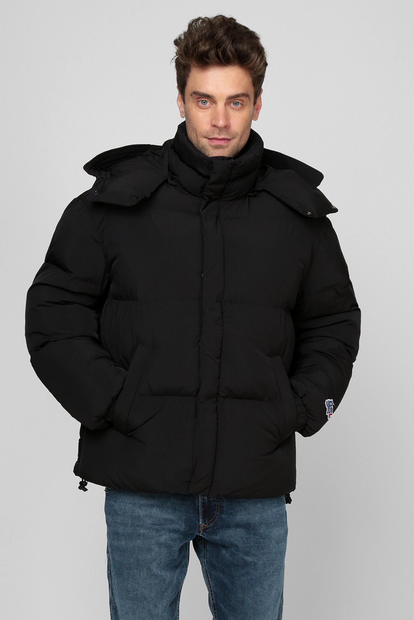 Мужская черная куртка W-ROLF-FD 1