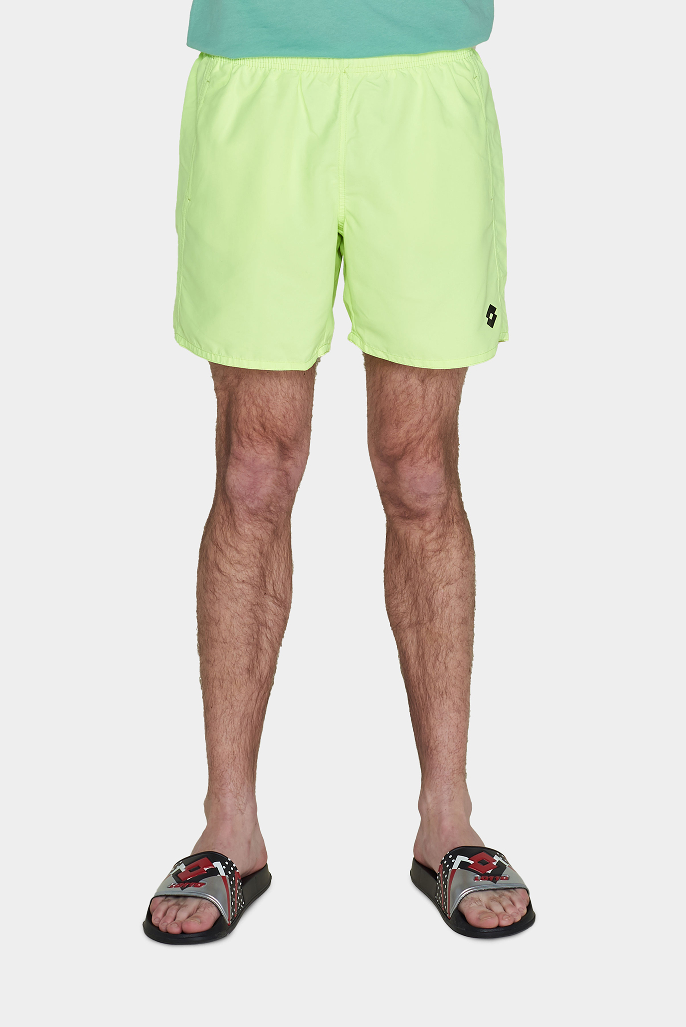 Чоловічі салатові плавальні шорти SHORT BEACH BASIC 1