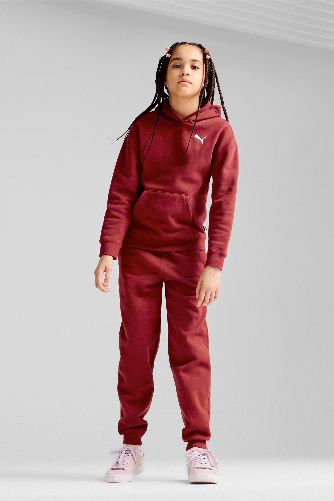 Детский красный спортивный костюм (худи, брюки) Loungewear Suit Youth 1