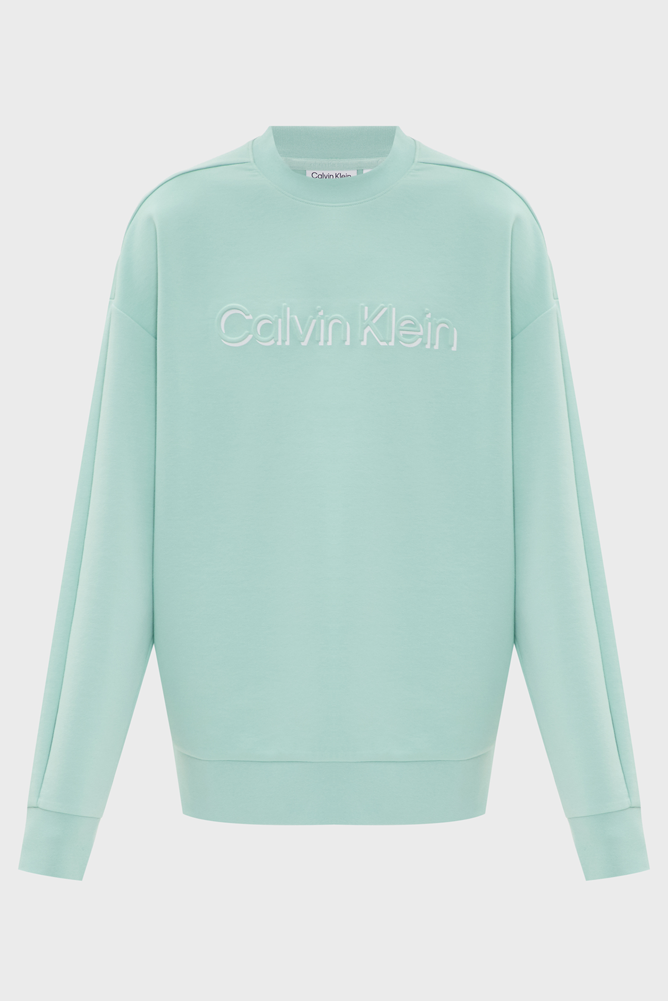 Чоловічий м'ятний світшот SHADOW EMBOSSED LOGO SWEATSHIRT 1