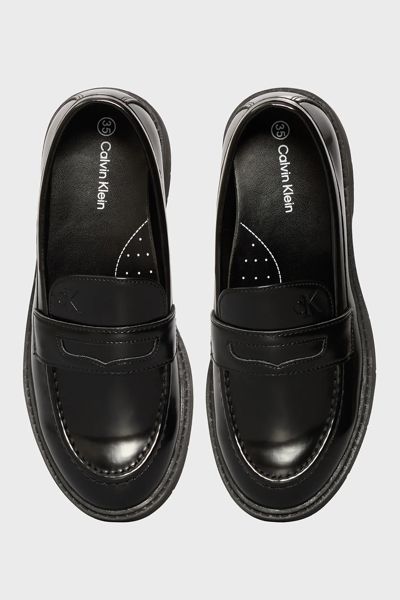 Дитячі чорні лофери LOW CUT 4