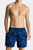 Мужские темно-синие плавательные шорты с узором
