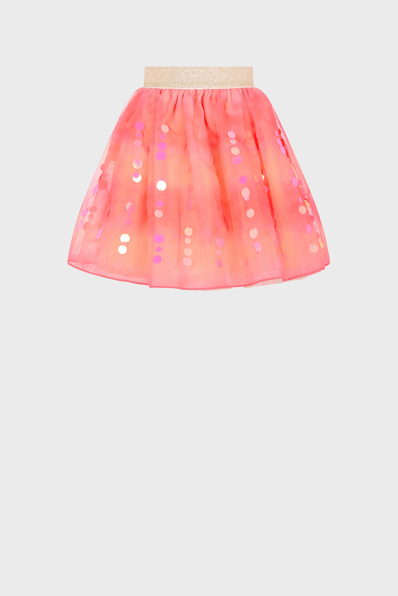 Детская коралловая юбка TIE DYE SKIRT 1