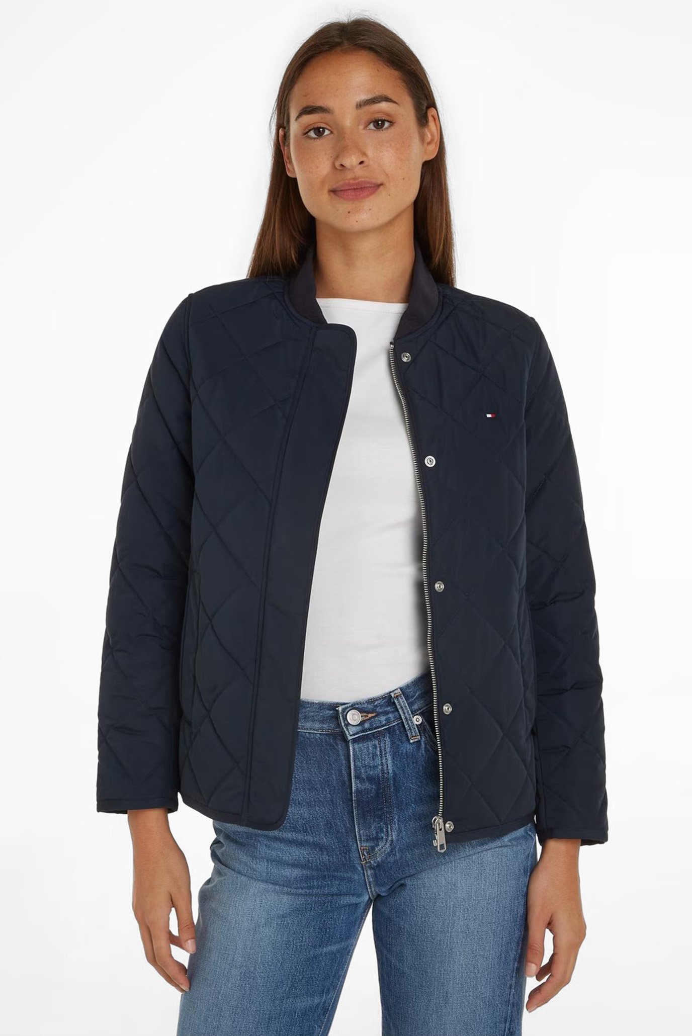 Жіночий темно-синій бомбер LW QUILTED BOMBER JACKET 1