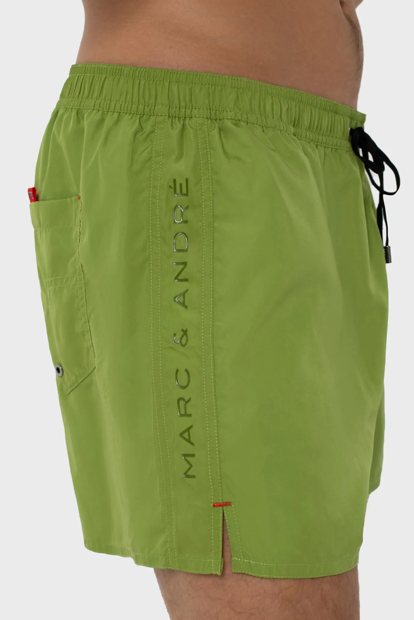 Мужские зеленые плавательные шорты 6