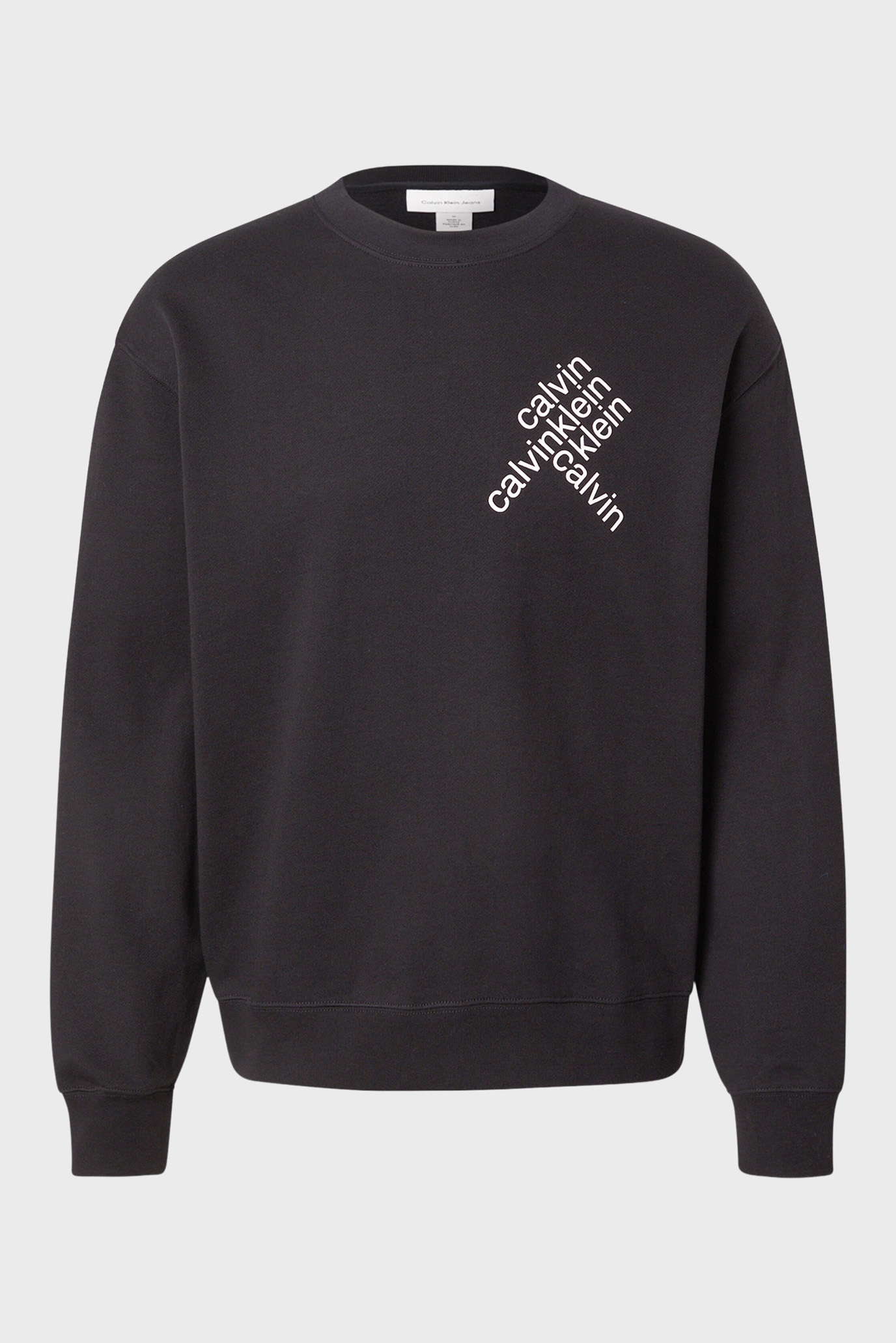Мужской черный свитшот 350TERRY Черный L Calvin Klein Jeans LV04RC284G Мужской черный свитшот 350TERRY Черный L Calvin Klein Jeans LV04RC284G