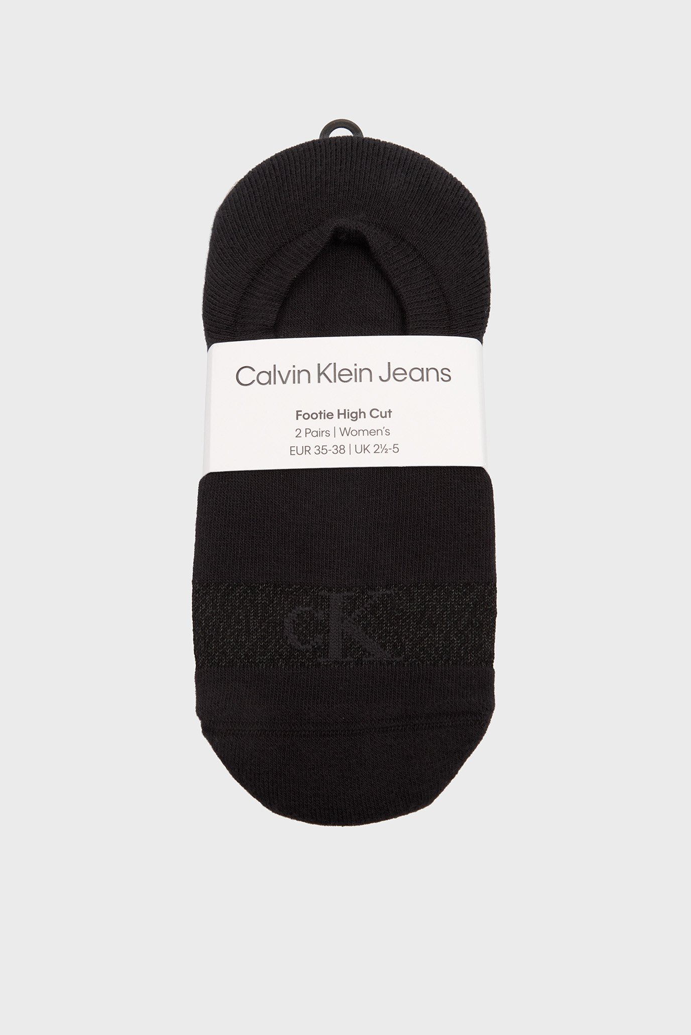 Женские черные следы (2 пары) GLOS Черный 35-38 Calvin Klein Jeans 701230601 Женские черные следы (2 пары) GLOS Черный 35-38 Calvin Klein Jeans 701230601