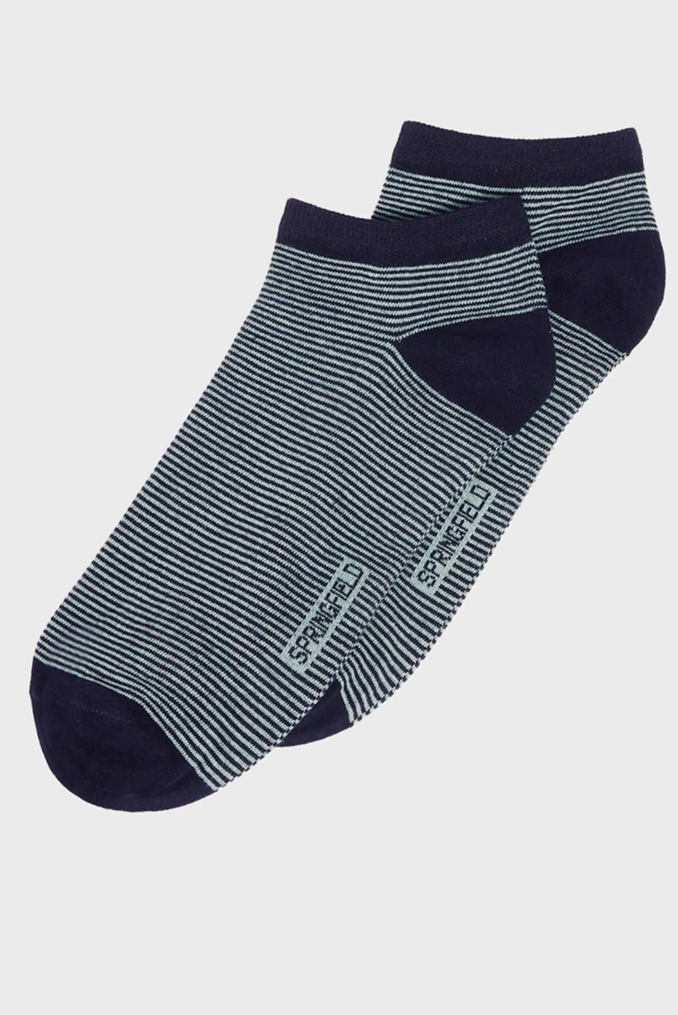 Мужские темно-синие носки в полоску Синий 39-42 SPRINGFIELD 659172