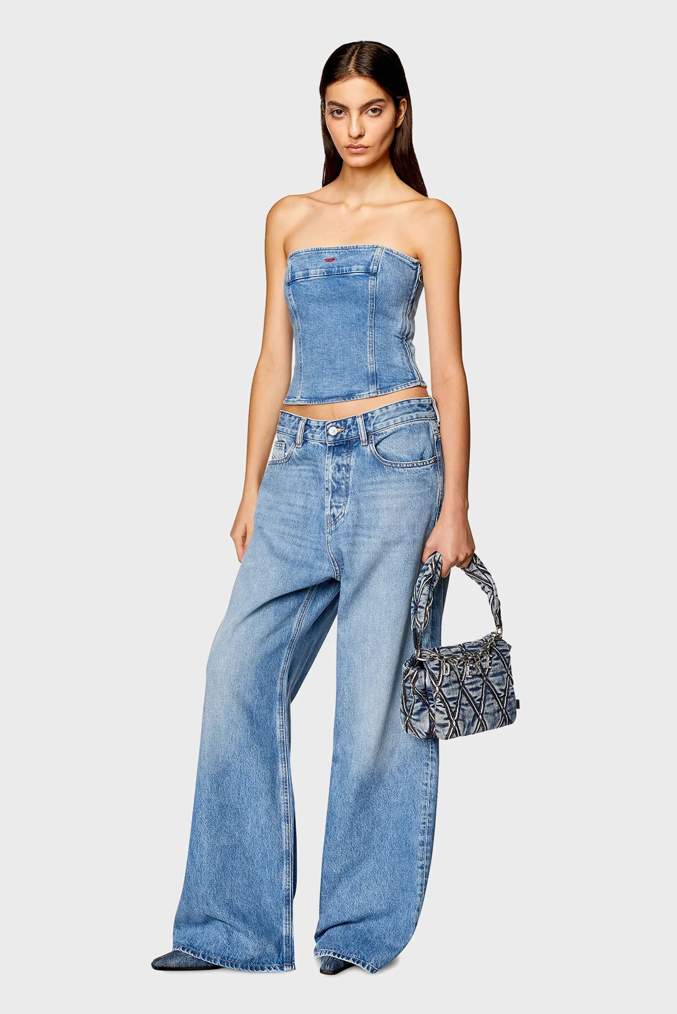 Женские голубые джинсы 1996 D-SIRE 2