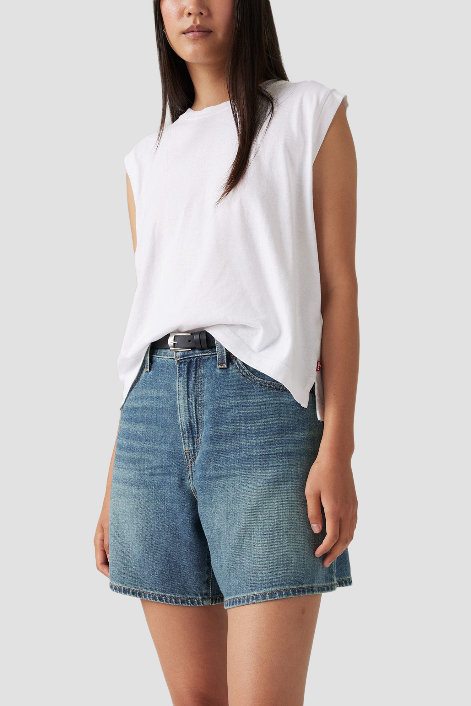 Женские синие джинсовые шорты High Rise Baggy Синий 27 Levi’s® A9311;0017 Женские синие джинсовые шорты High Rise Baggy Синий 27 Levi’s® A9311;0017