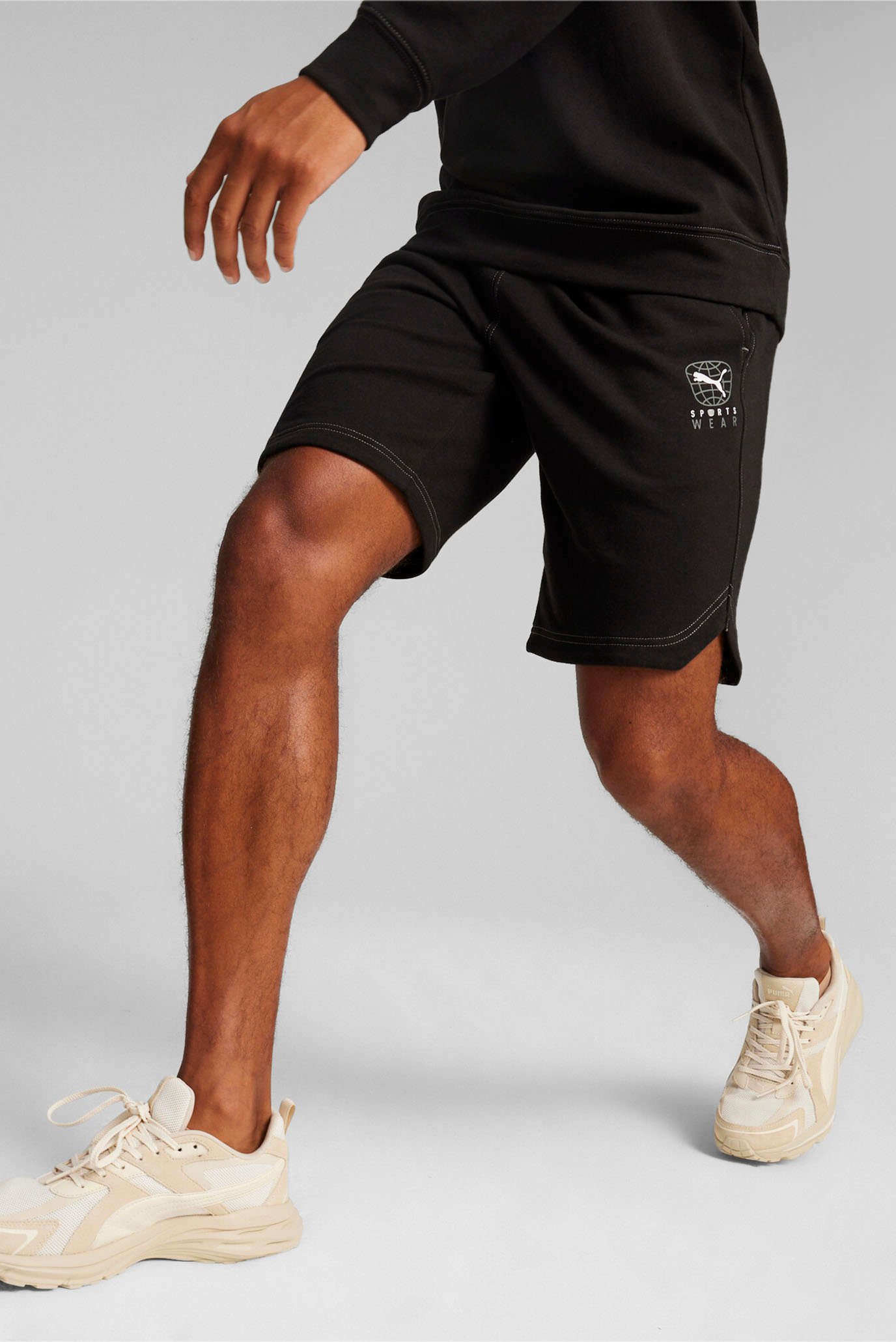 Мужские черные шорты BETTER SPORTSWEAR Men's Shorts 1