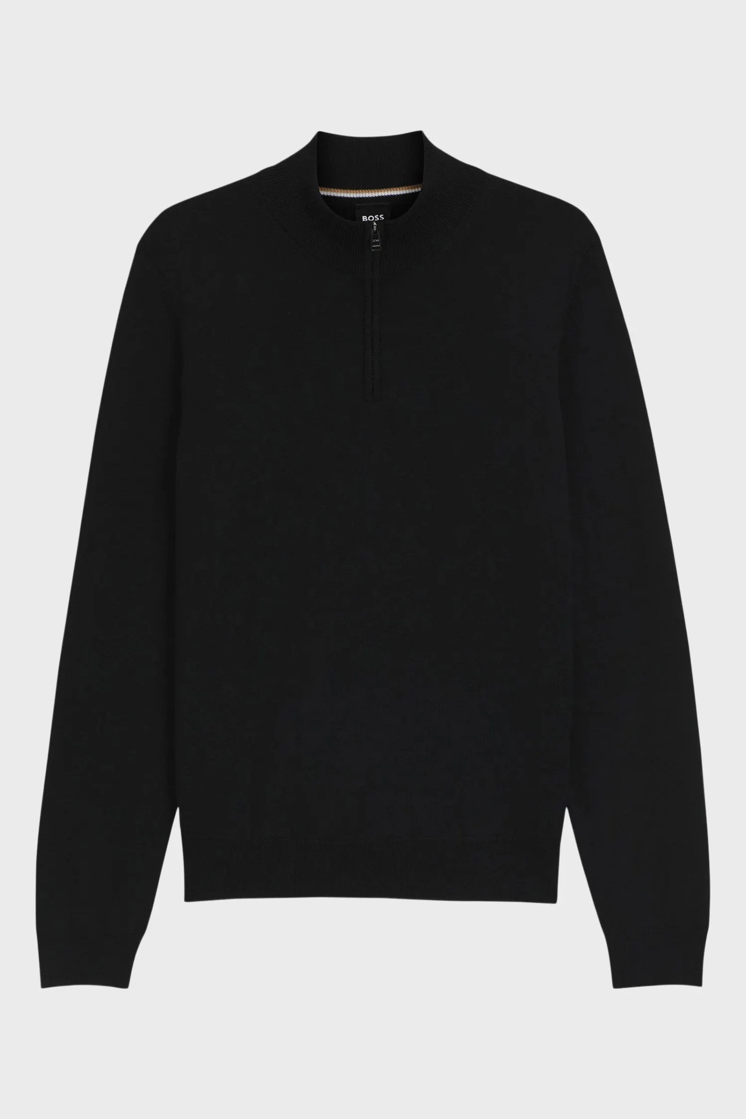 Мужская черная шерстяная кофта 5