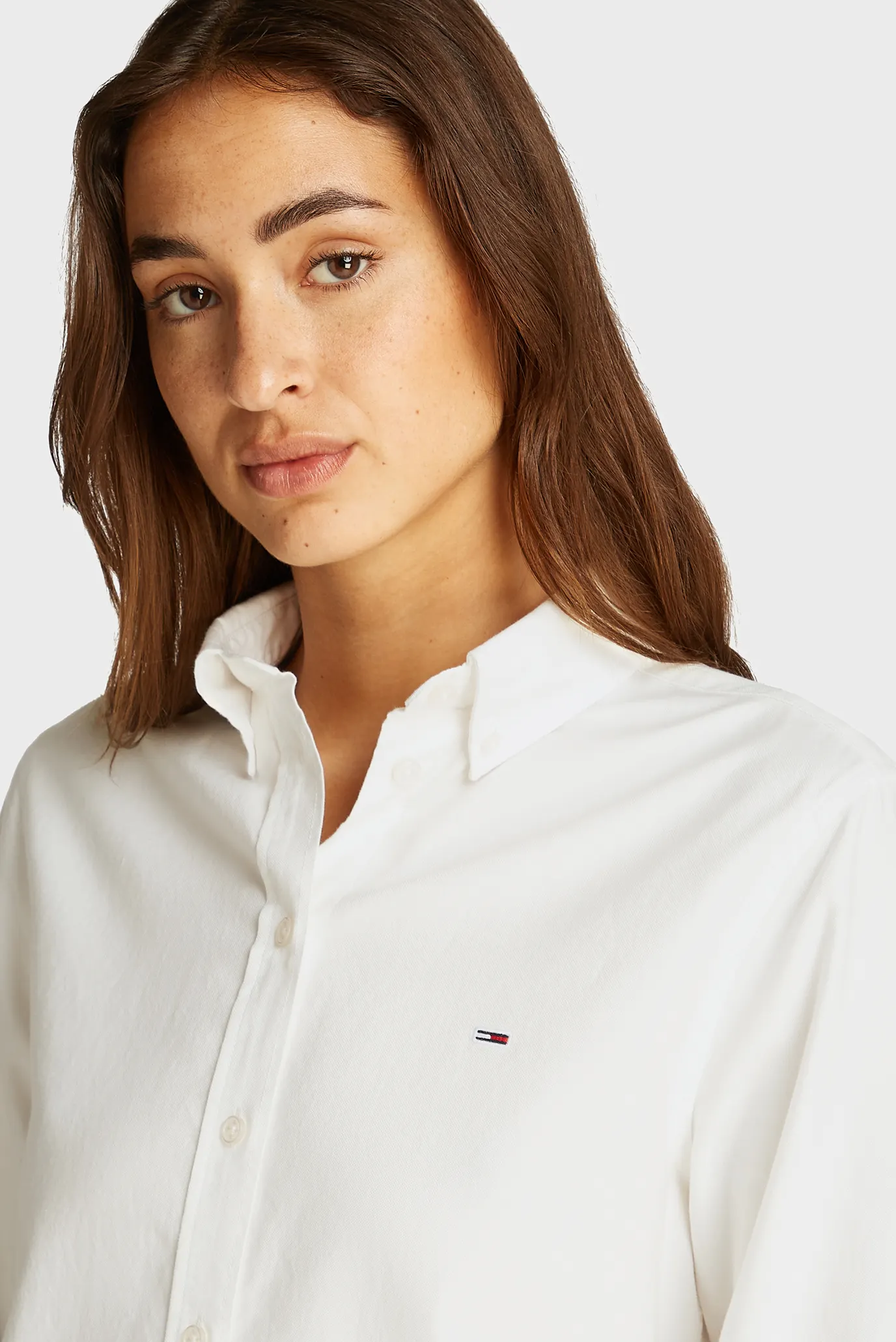 Жіноча біла сорочка TJW REG OXFORD 4