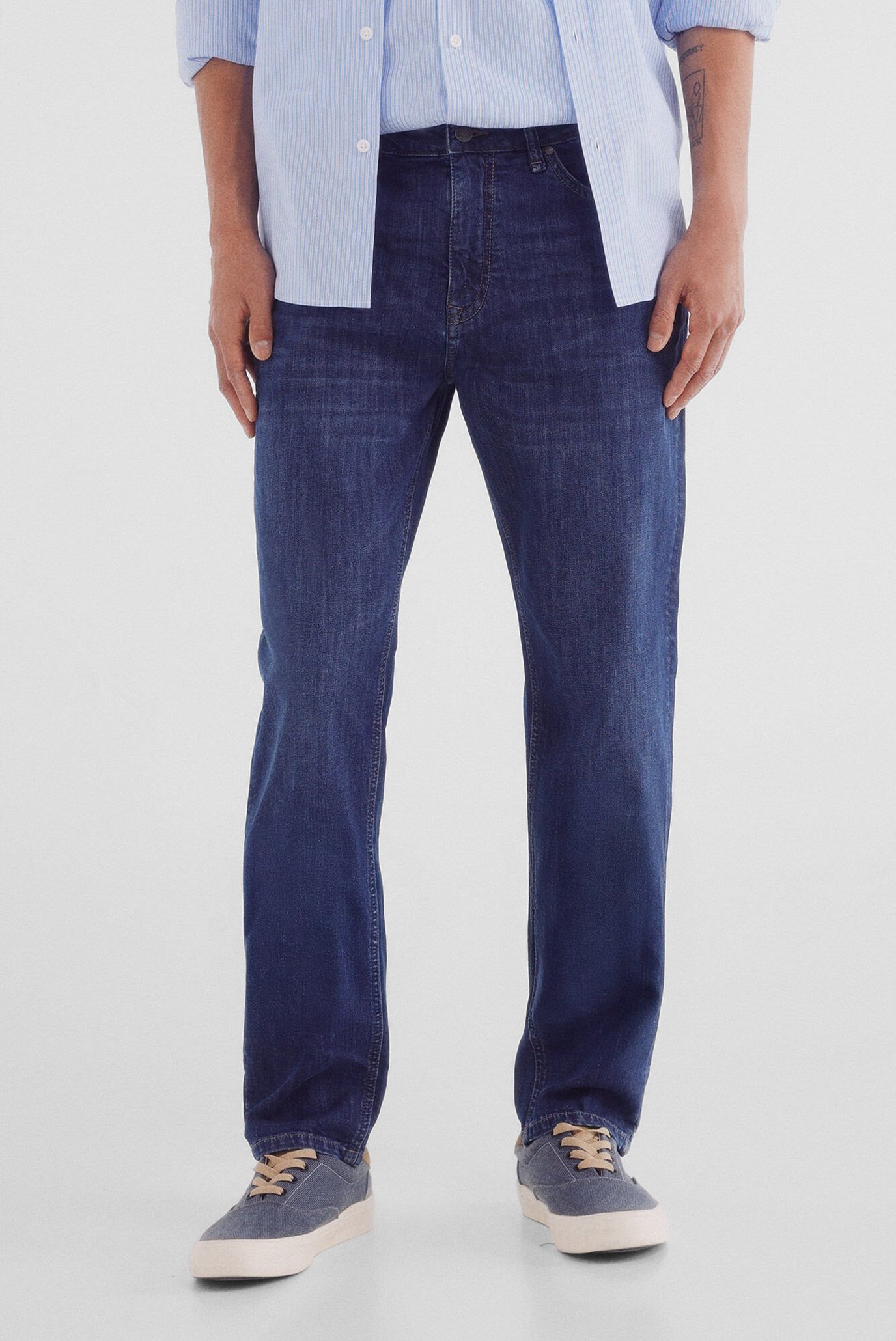 Мужские темно-синие джинсы slim fit Синий 34 SPRINGFIELD 1759895 Мужские темно-синие джинсы slim fit Синий 34 SPRINGFIELD 1759895