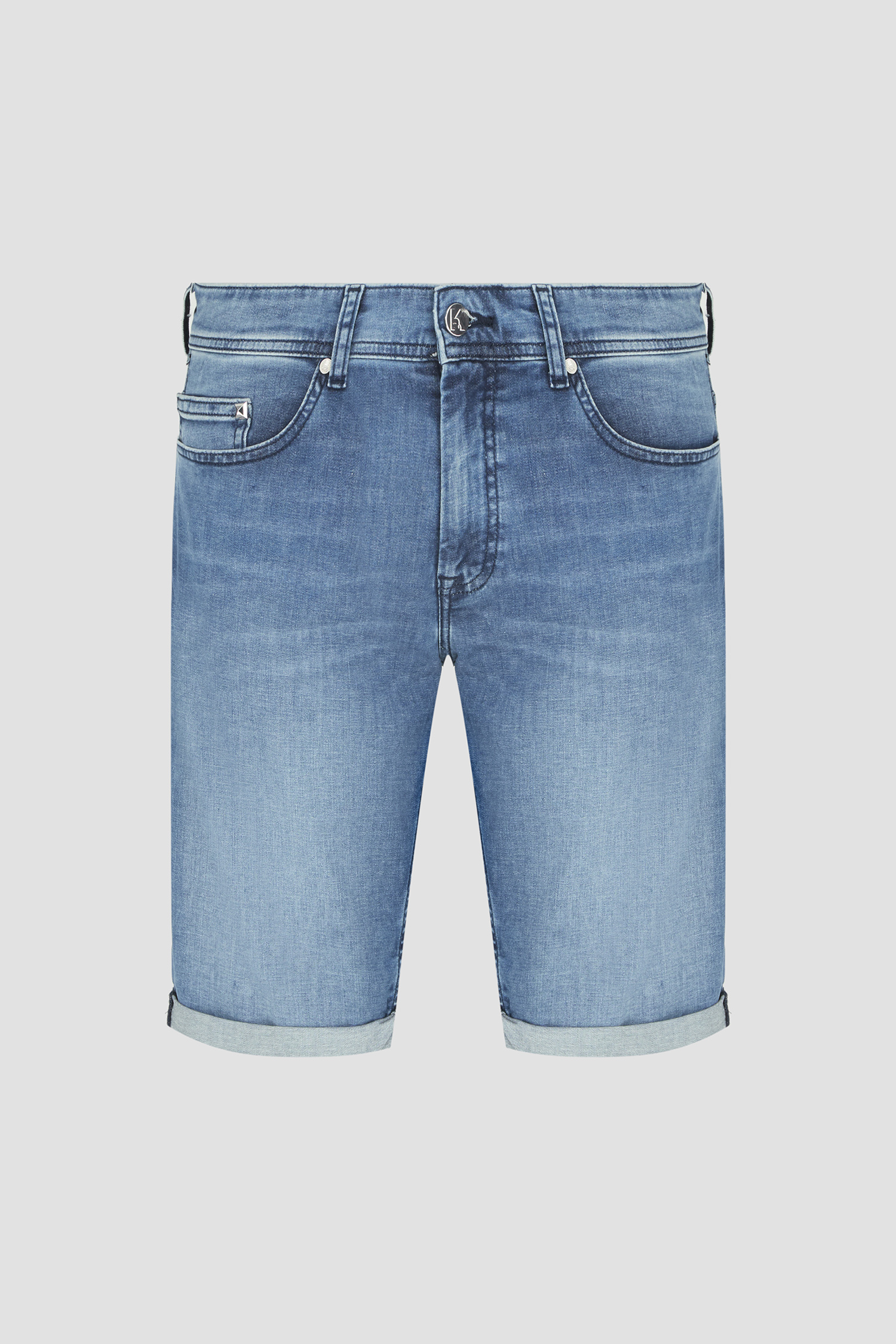 Чоловічі сині джинсові шорти 1