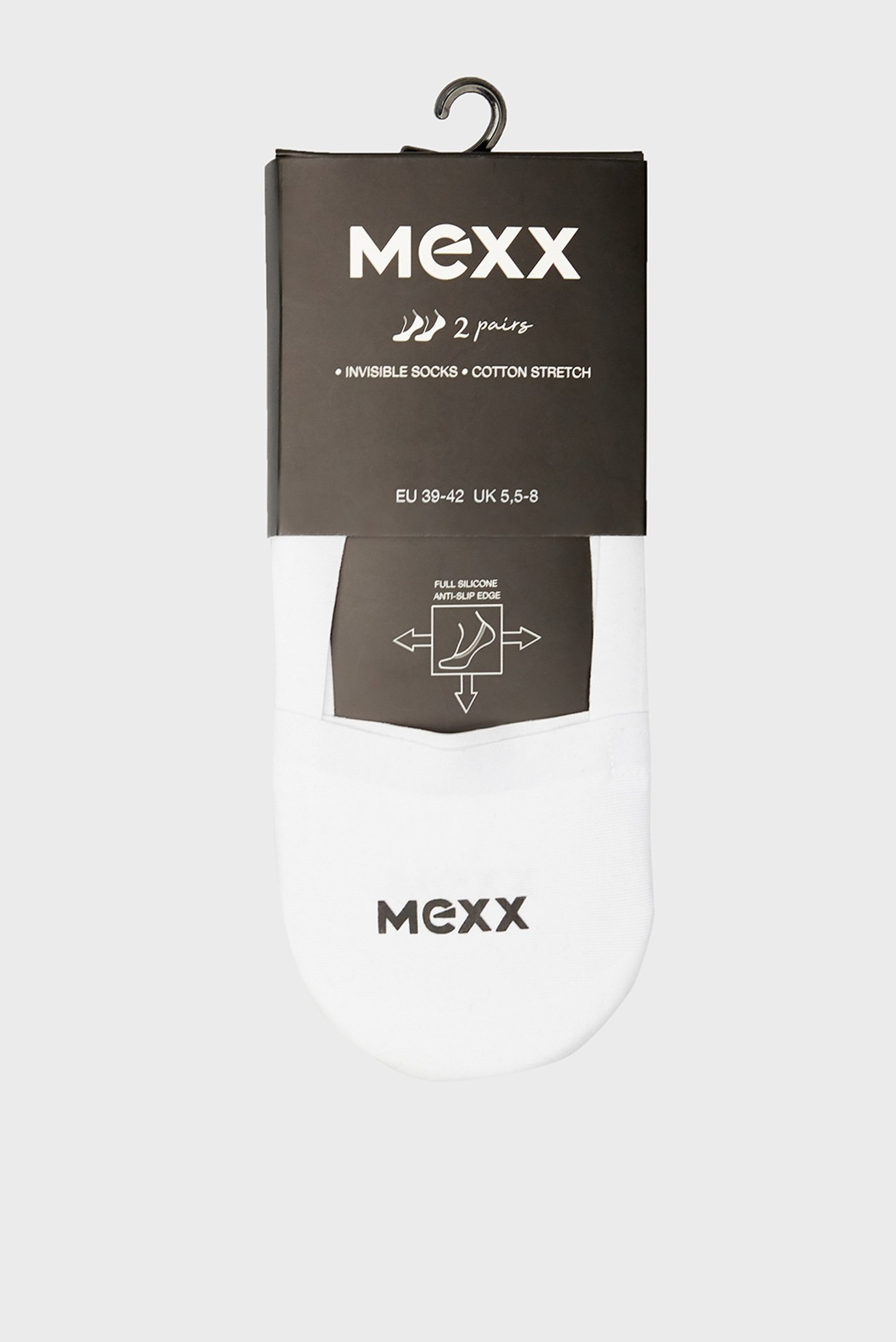 Белые следы (2 пары) MEXX Invisible Socks 1
