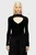 Женский черный шерстяной топ M-OLINA