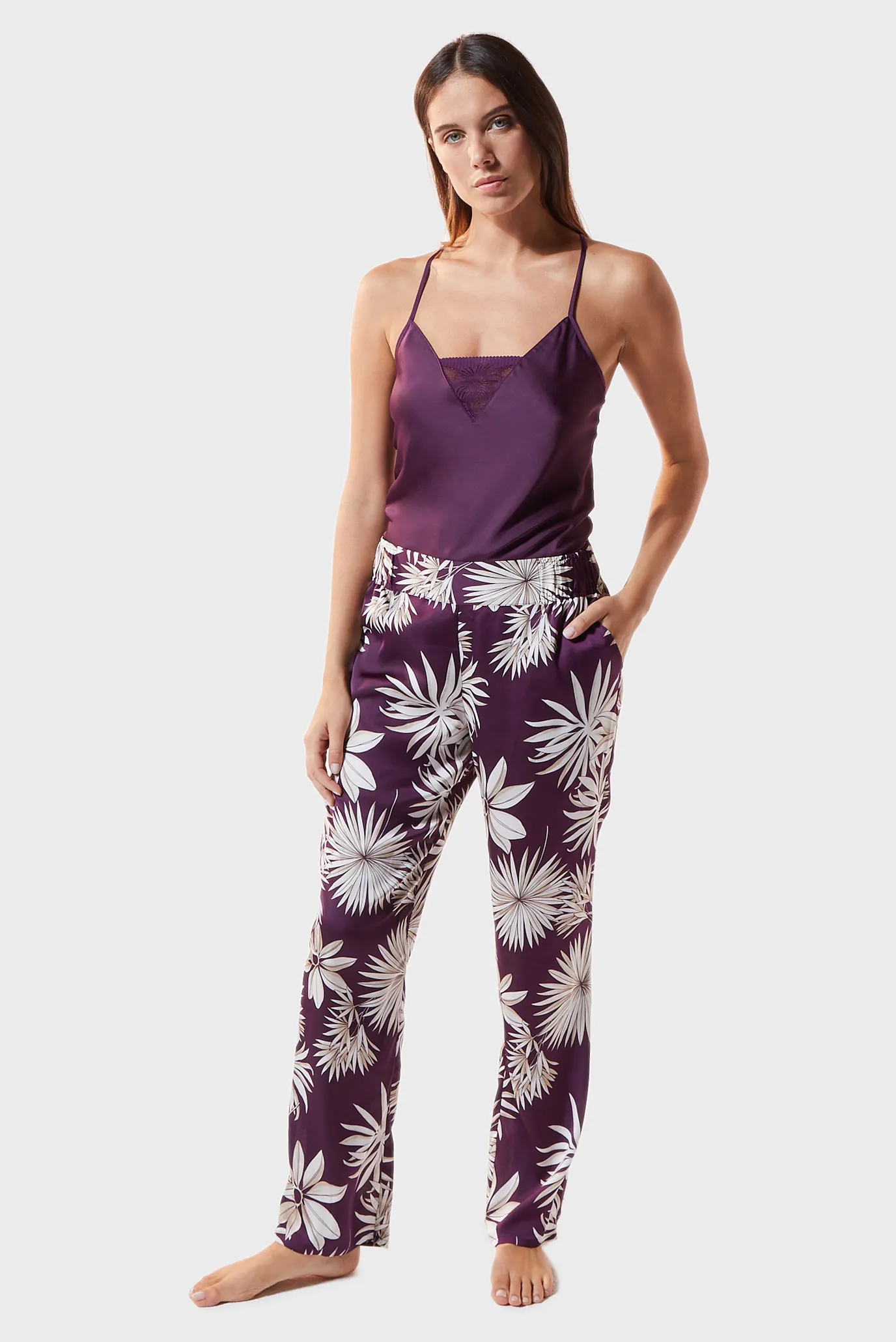 Жіночі фіолетові брюки SINO 2