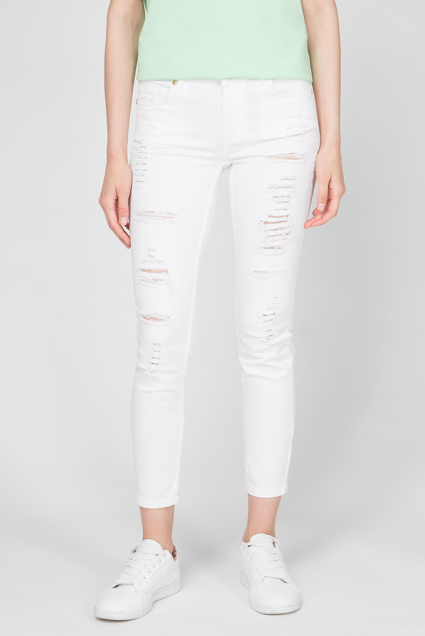 Женские белые джинсы SLIM FIT 1