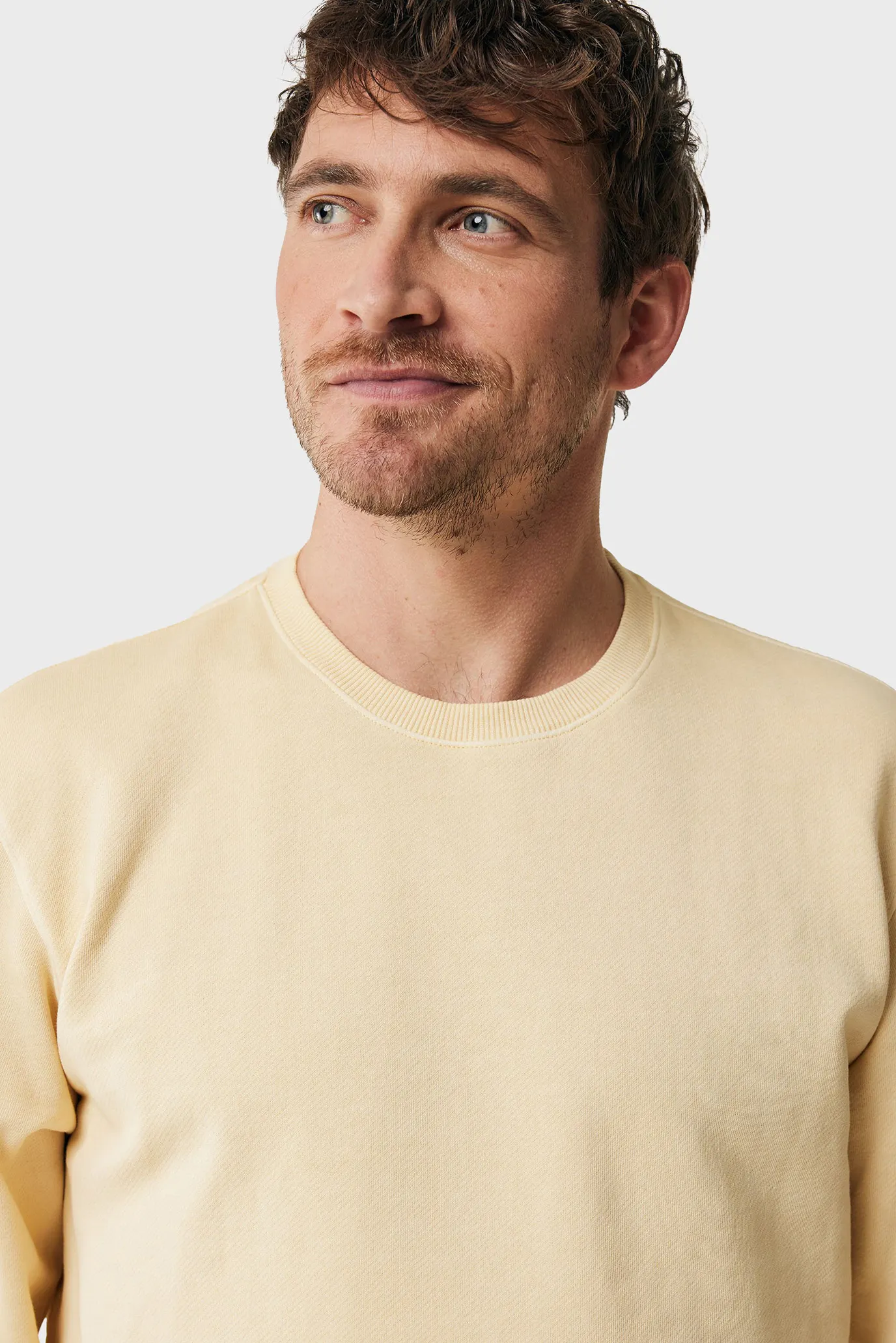 Чоловічий жовтий світшот 4