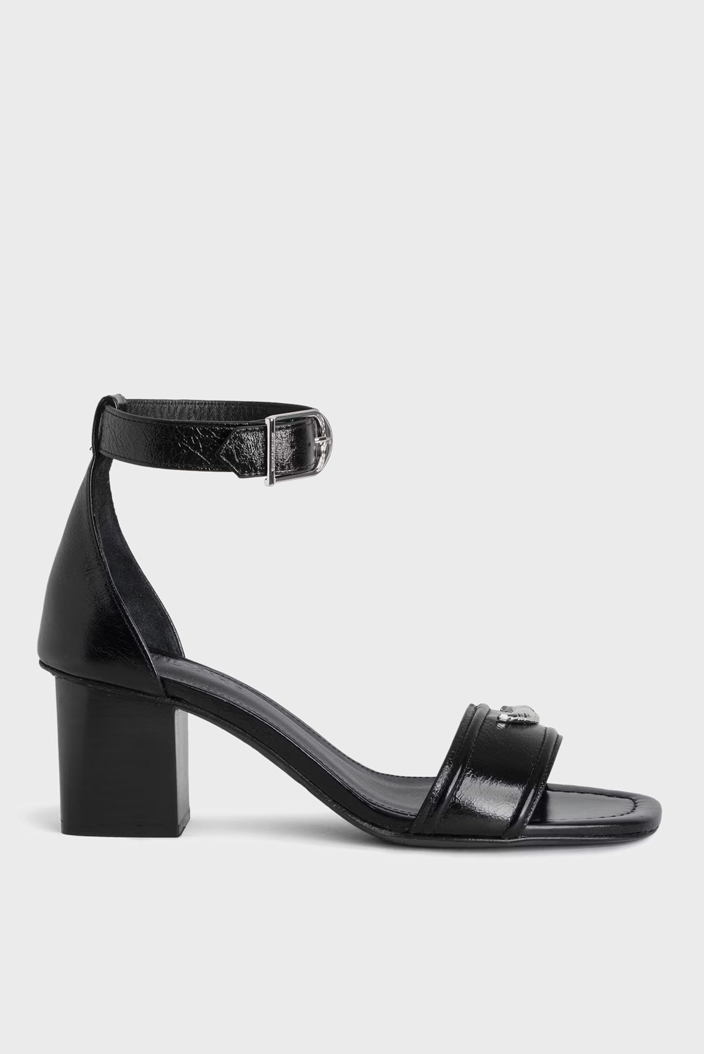 Женские черные кожаные босоножки Caprese Черный 40 ZADIG&VOLTAIRE SWCT02004_NOIR Женские черные кожаные босоножки Caprese Черный 40 ZADIG&VOLTAIRE SWCT02004_NOIR