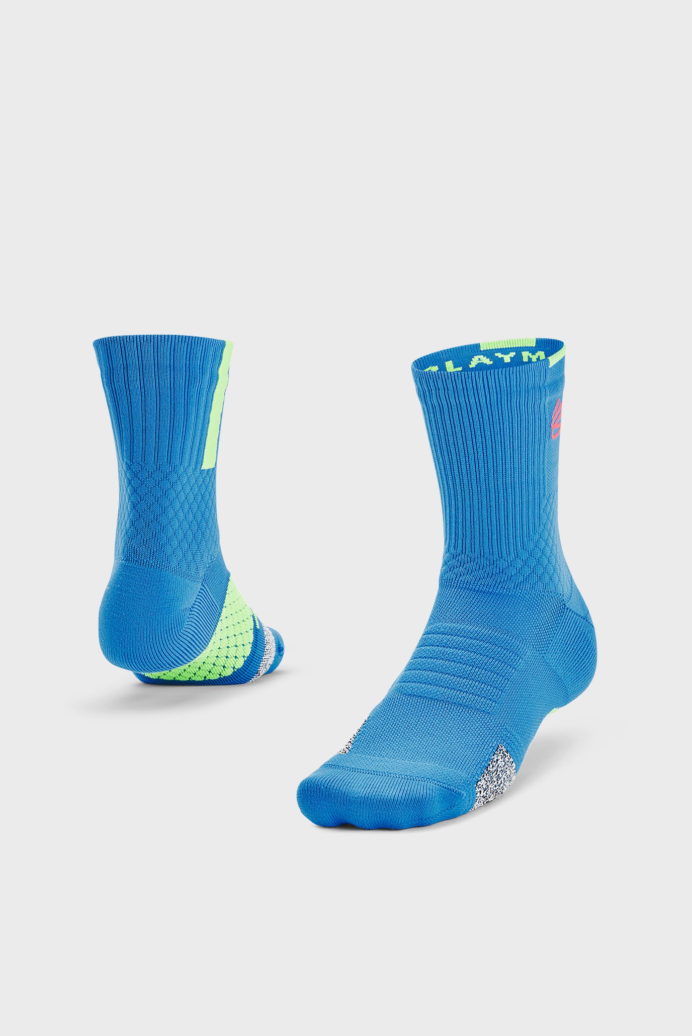 Блакитні шкарпетки Curry UA AD Playmaker 1p Mid 1