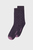 Мужские фиолетовые носки в горошек