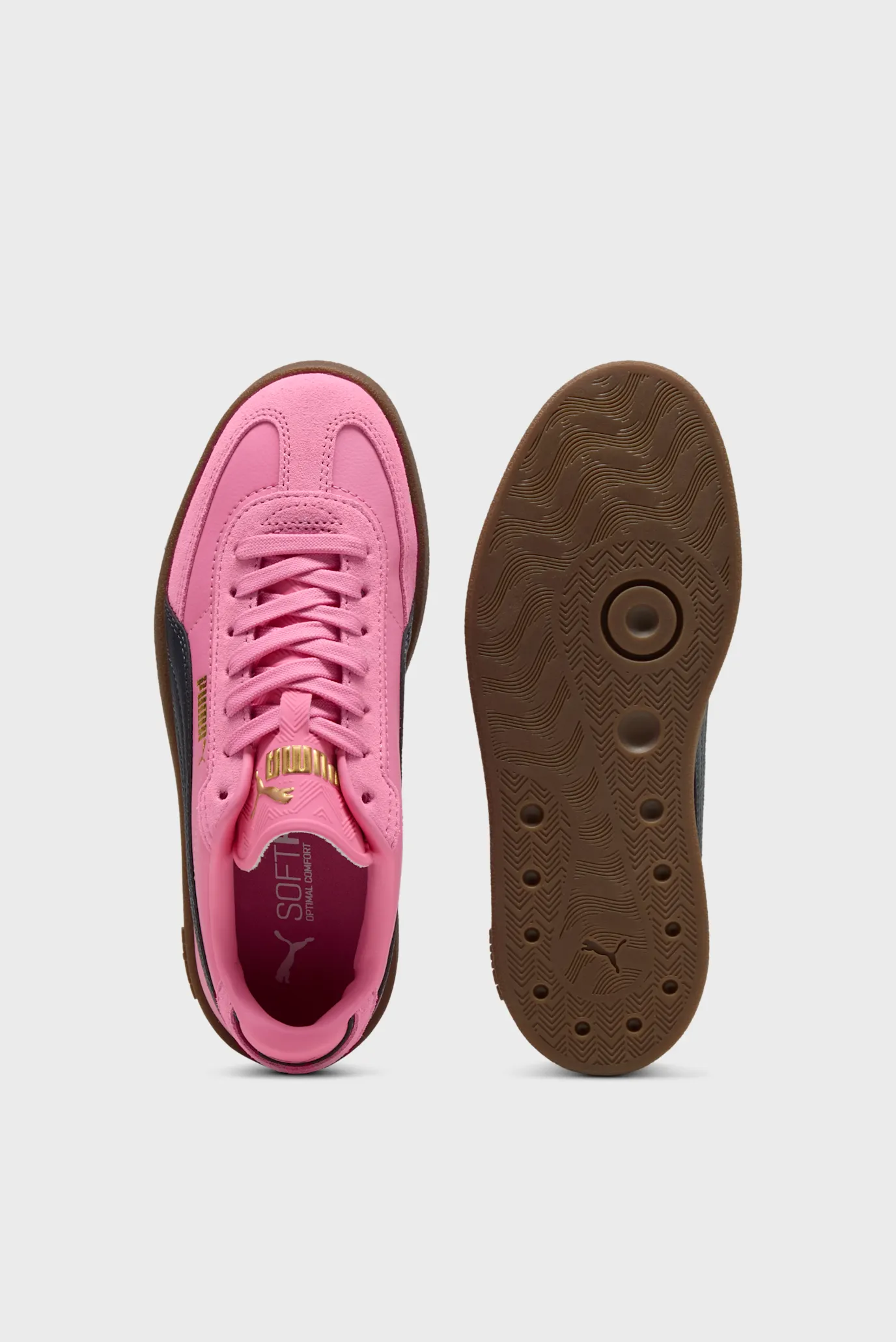 Дитячі рожеві шкіряні снікерси Club II Era Sneakers Youth 4